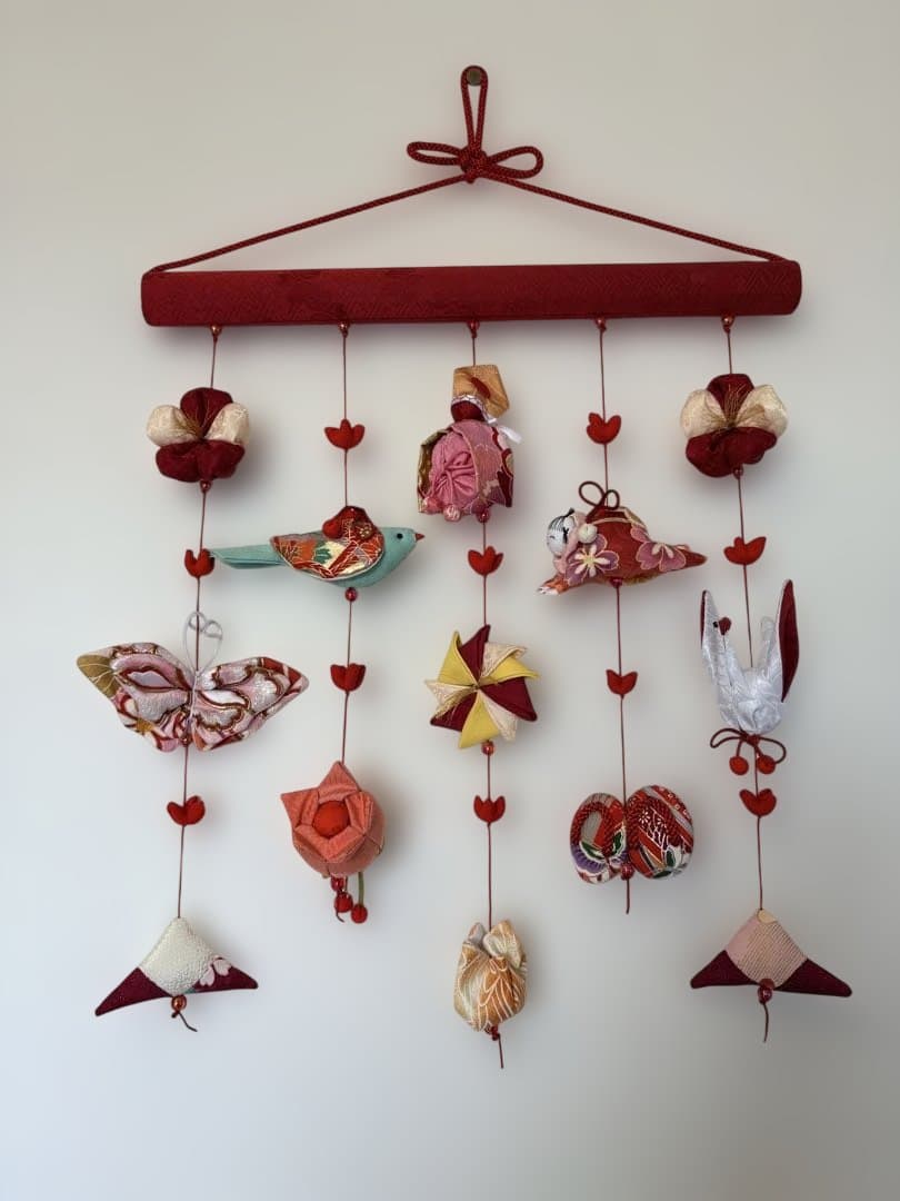 可愛いつるし雛　No.195 壁掛けタイプ・ひな祭り・桃の節句・おひなさま