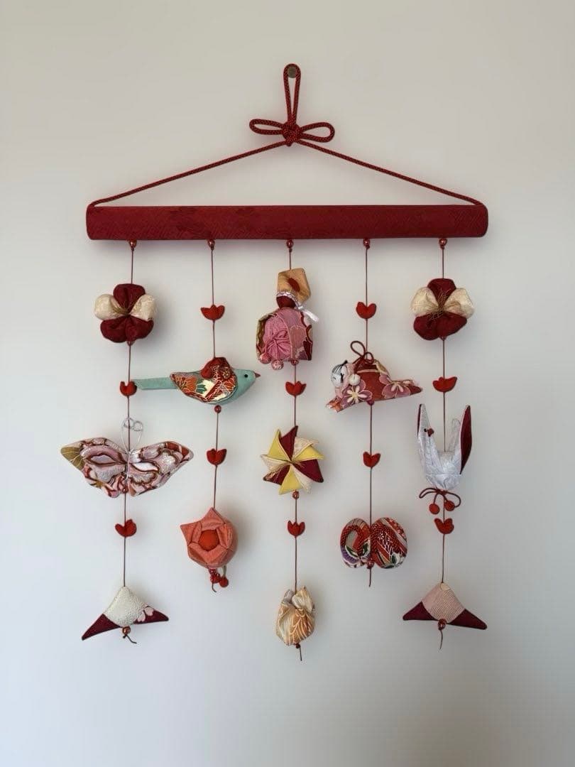 可愛いつるし雛　No.195 壁掛けタイプ・ひな祭り・桃の節句・おひなさま