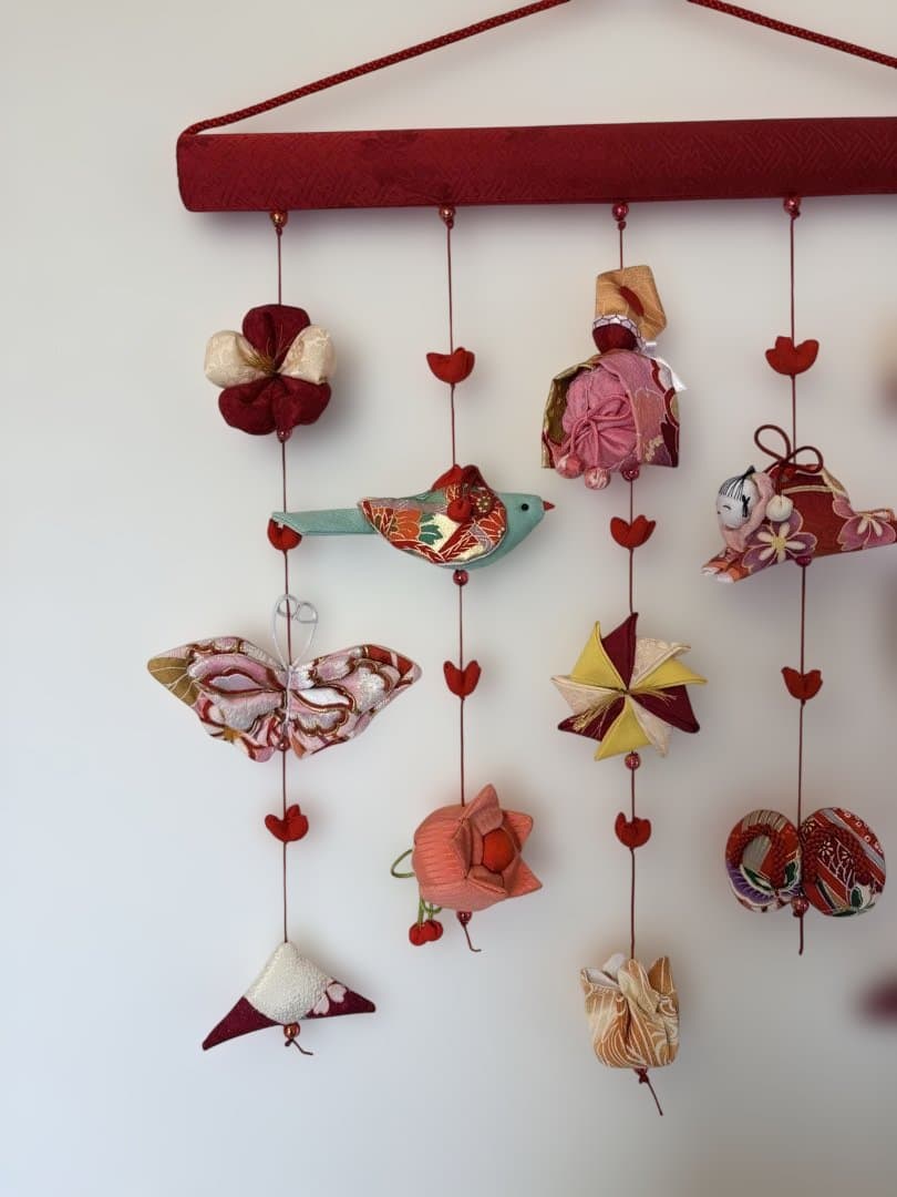 可愛いつるし雛　No.195 壁掛けタイプ・ひな祭り・桃の節句・おひなさま