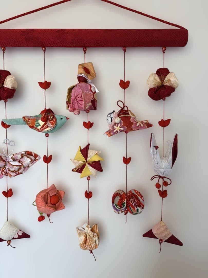 可愛いつるし雛　No.195 壁掛けタイプ・ひな祭り・桃の節句・おひなさま