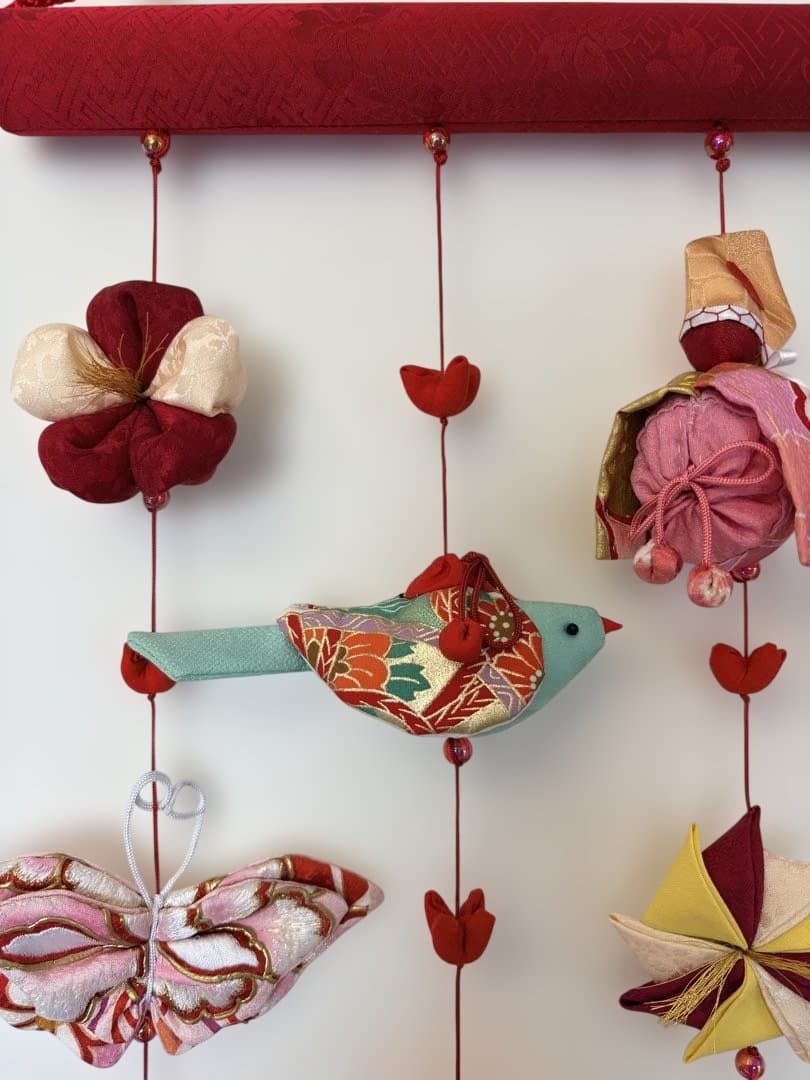 可愛いつるし雛　No.195 壁掛けタイプ・ひな祭り・桃の節句・おひなさま