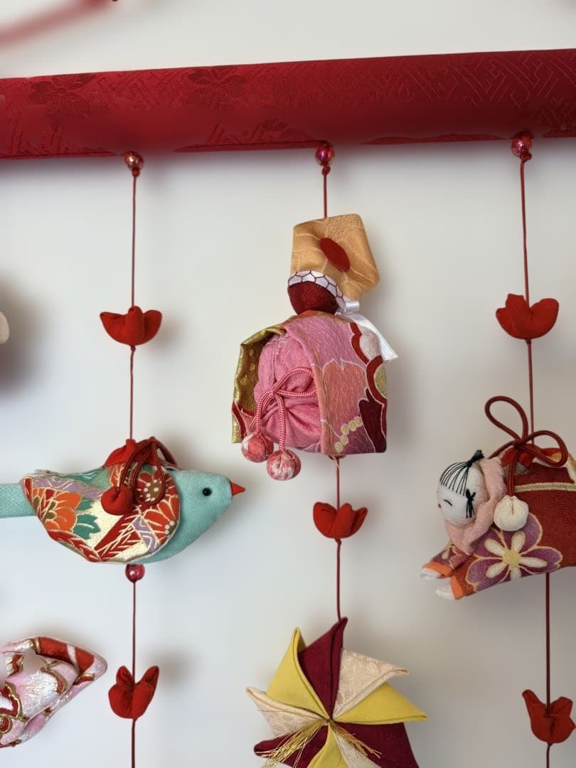 可愛いつるし雛　No.195 壁掛けタイプ・ひな祭り・桃の節句・おひなさま