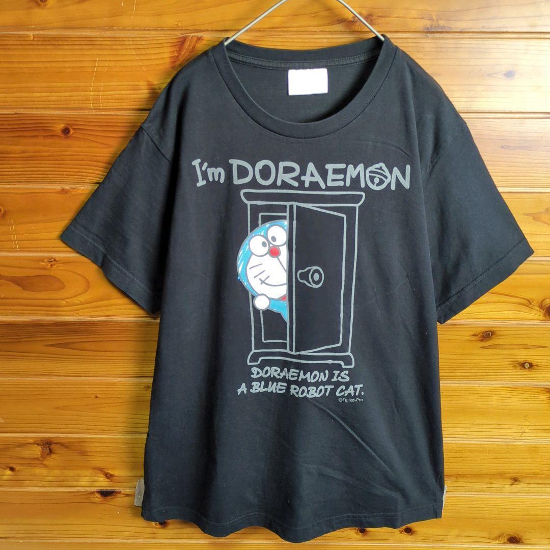 ドラえもん　Doraemon　どこでもドア　デザインプリント　半袖Tシャツ　Ⅿ