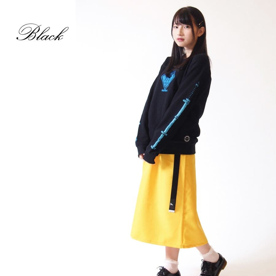 黒木ほの香 コラボ 長袖トレーナー ブラック Mサイズ