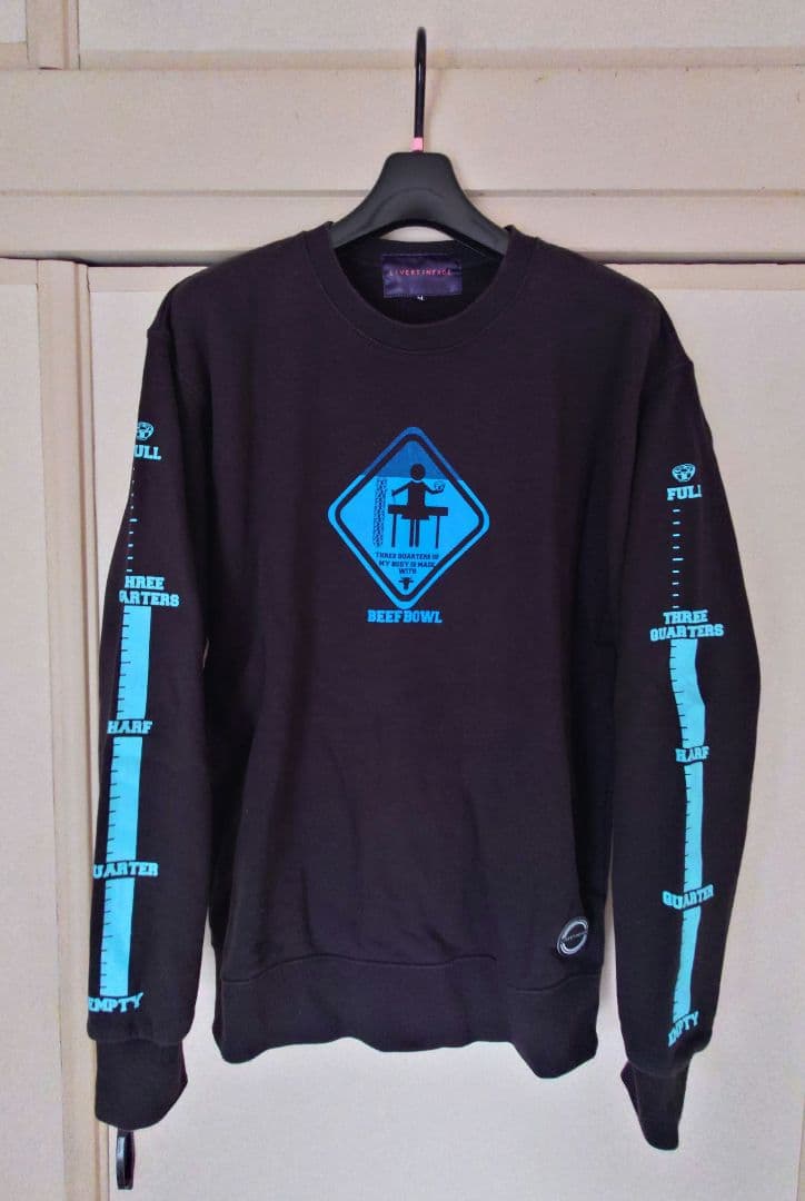 黒木ほの香 コラボ 長袖トレーナー ブラック Mサイズ