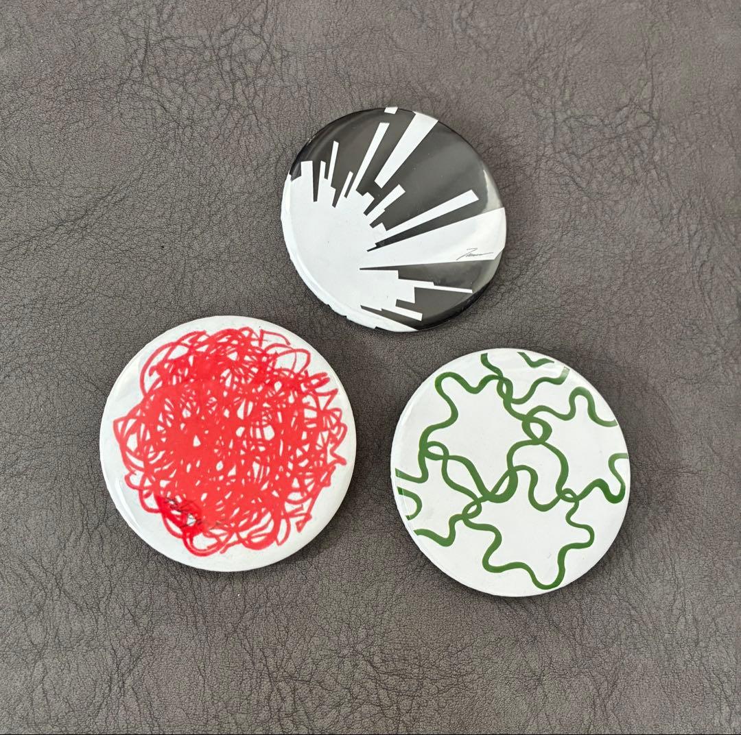 デザイナーズ アートバッジ 5個セット ザハ・ハディド 吉岡徳仁