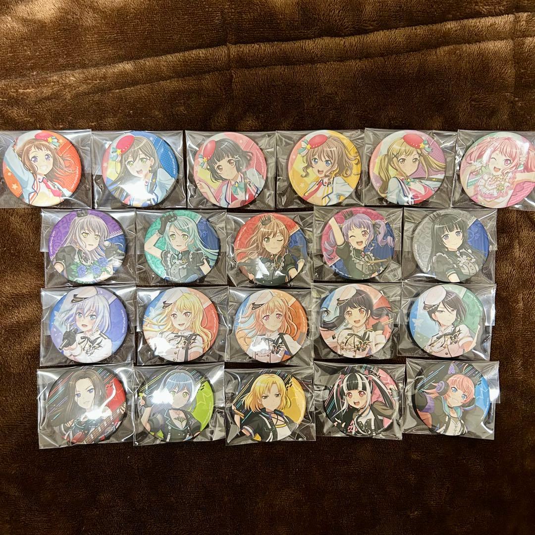 バンドリ　8th☆LIVE 記念トレーディング缶バッジ　全21種　コンプリート