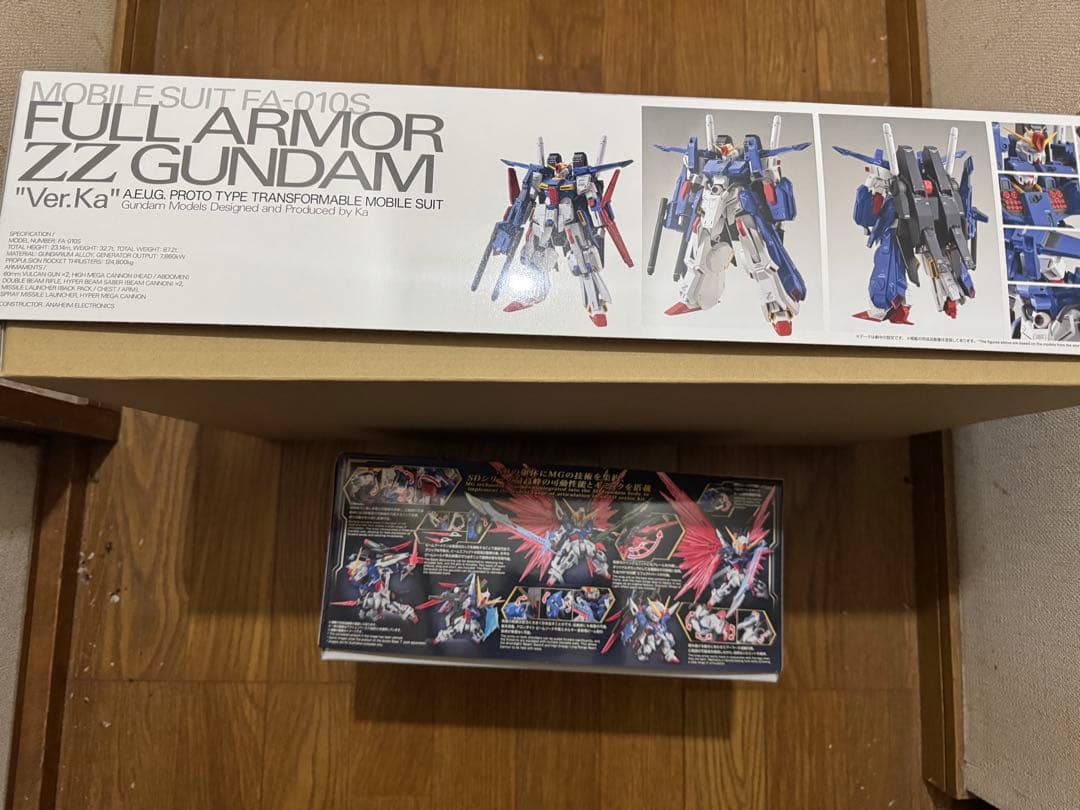 MGSD デスティニーガンダム　MG フルアーマーZZガンダムVer.Kaセット