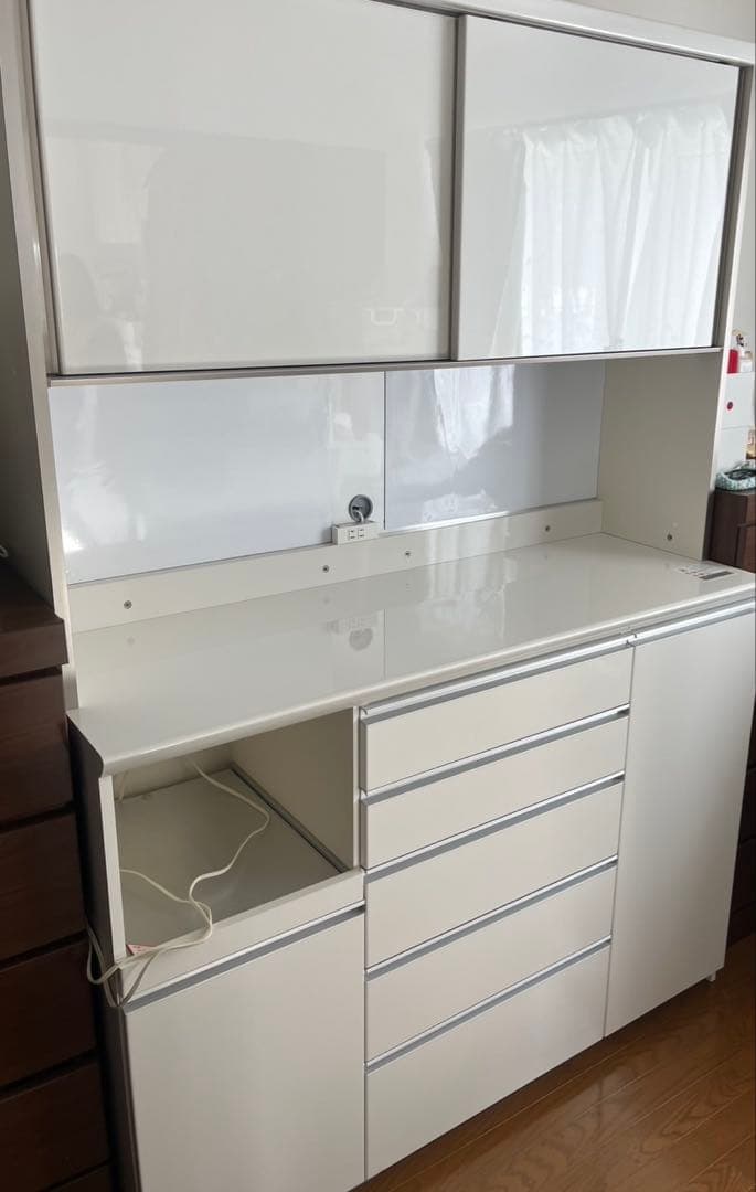 パモウナ　キッチンボード　食器棚　カップボード　キッチン収納