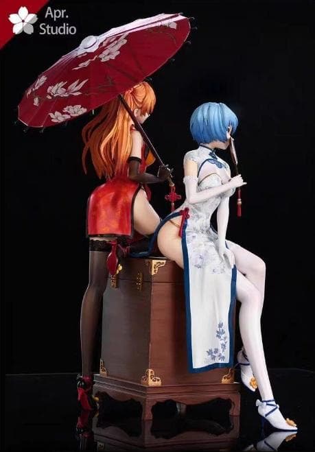 新世紀エヴァンゲリオン　明日香　綾波レイ　ガレージキット　フィギュア