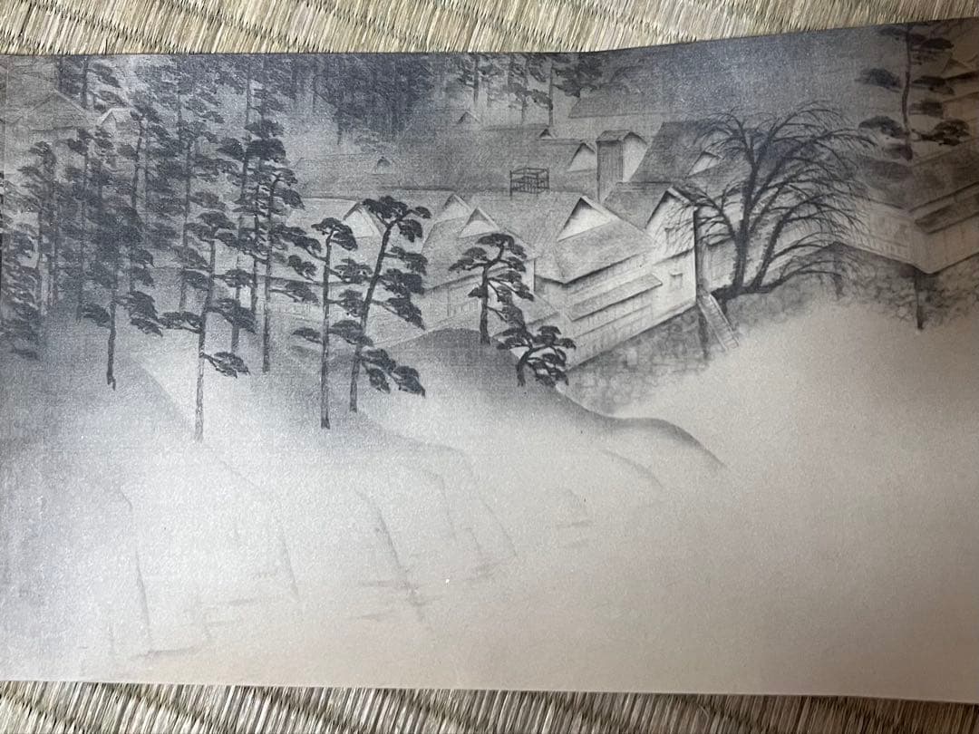 複製　横山大觀［生々流転］大塚巧芸社 共箱 工芸画！