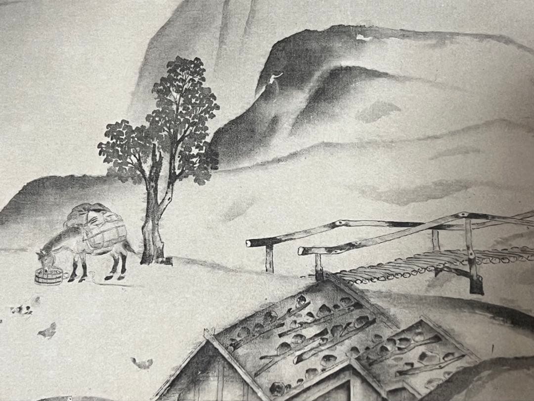 複製　横山大觀［生々流転］大塚巧芸社 共箱 工芸画！