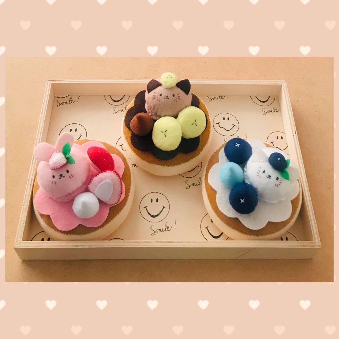 ちょこ寝★ハンドメイド フェルト おままごと オーダー★