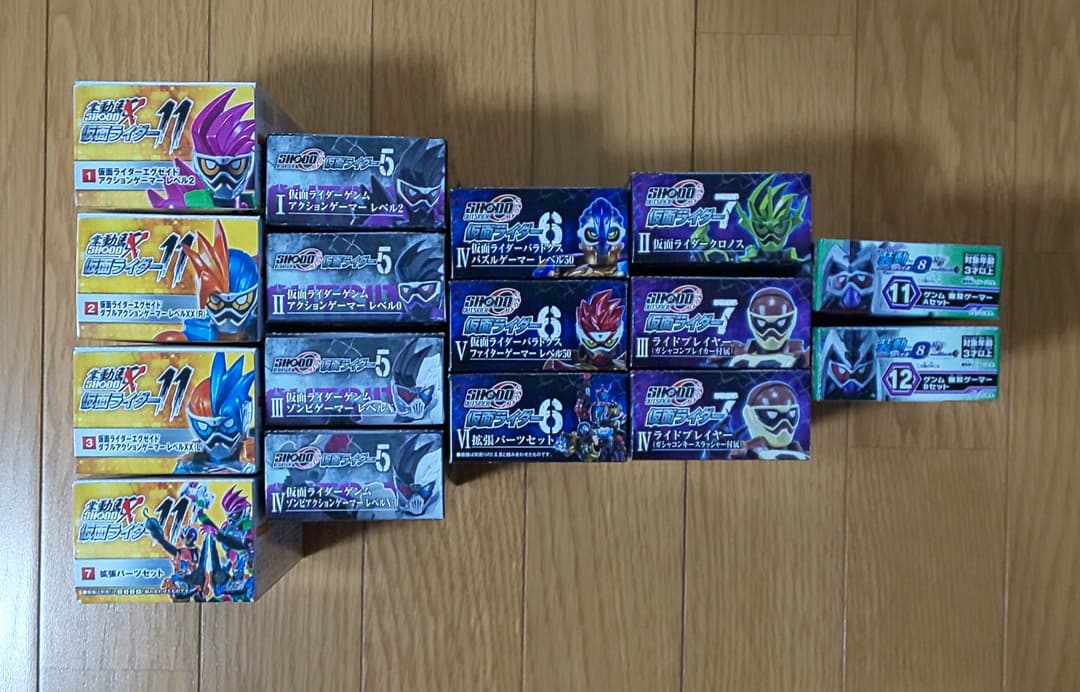 超激レア！入手困難品！SHODO-X 仮面ライダーエグゼイド コンプリートセット