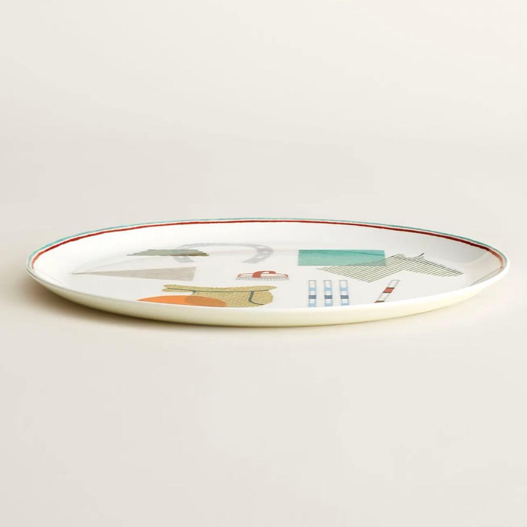 【新品未使用】タルトプラッター ソー・エルメス