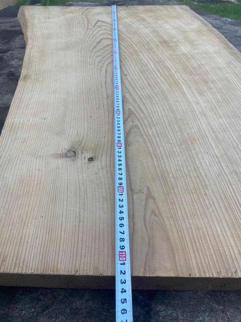 無加工　一枚板　テーブル　約、縦112cm×横70cm