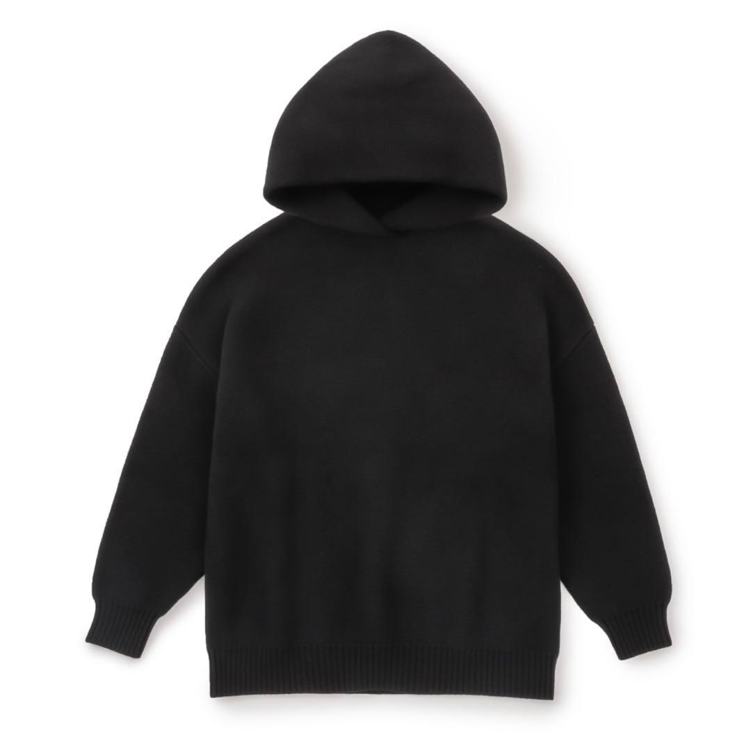 NIL DUE / NIL UN　EMBROIDERY KNIT HOODIE