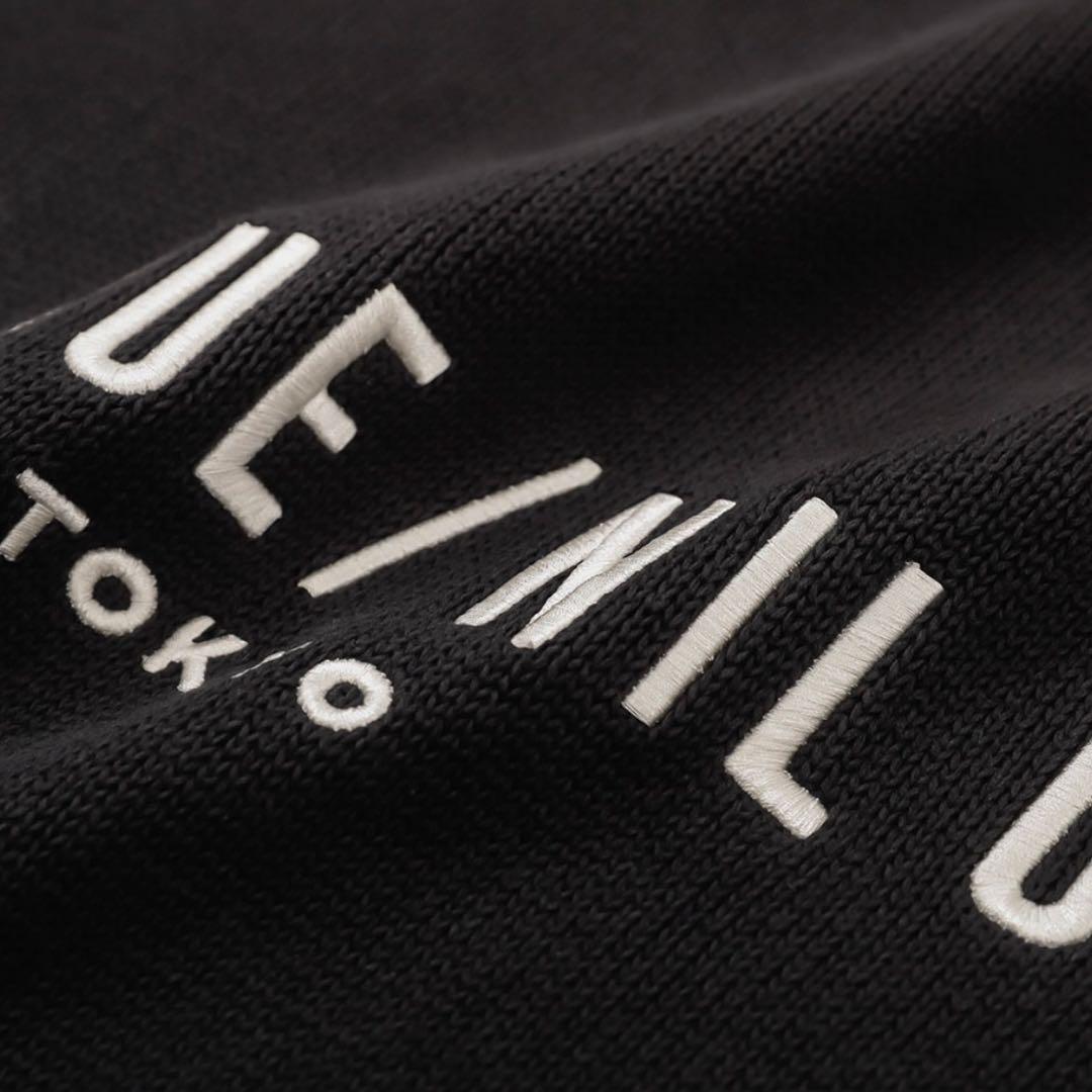 NIL DUE / NIL UN　EMBROIDERY KNIT HOODIE