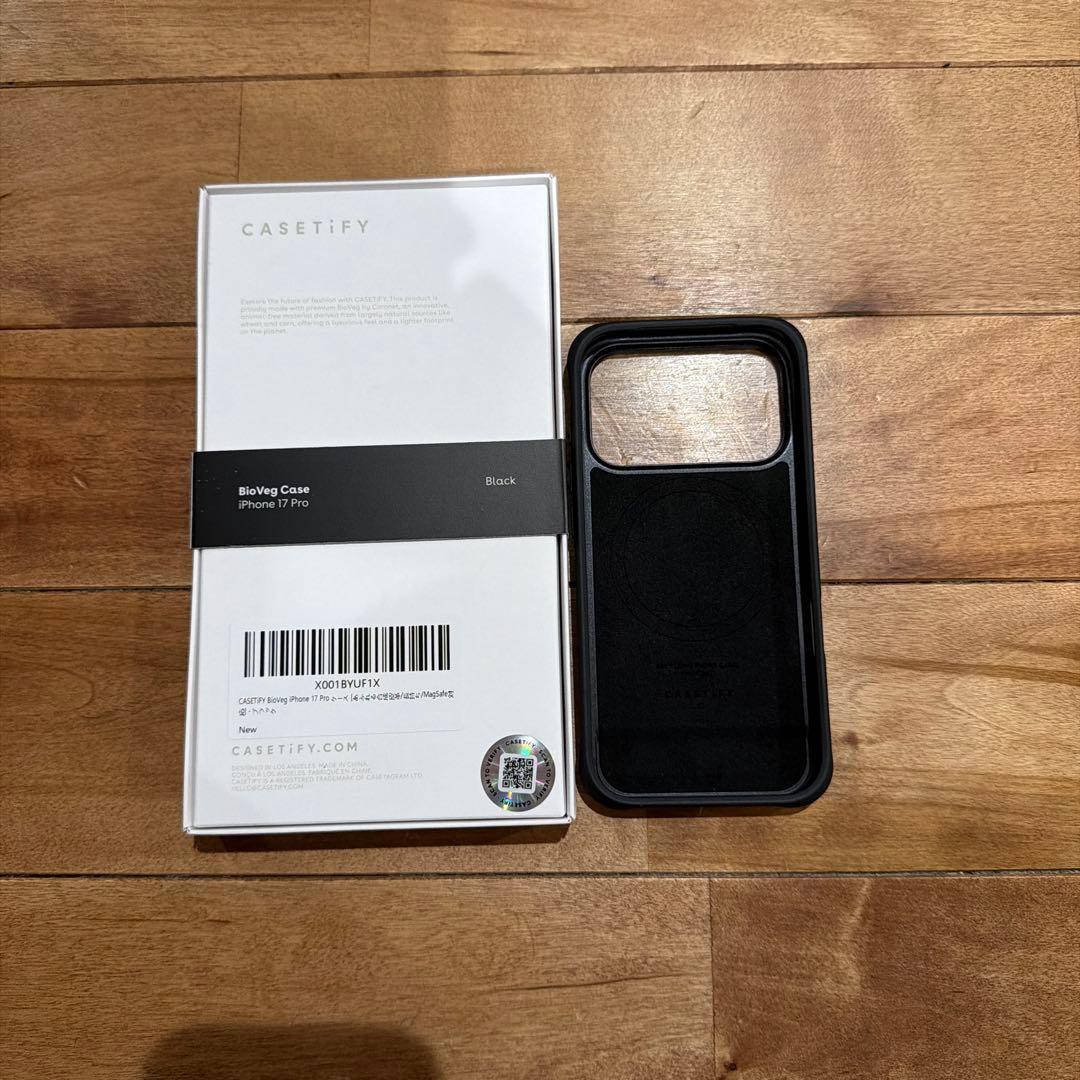 CASETiFY iPhone17Pro BioVeg MagSafe ブラック