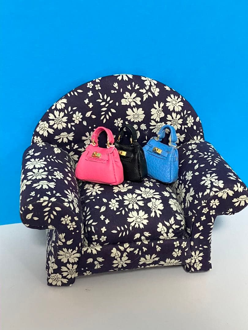 ★ハンドメイド★ ミニチュア ミニバッグ ピンク￼ ドールアウトフィット