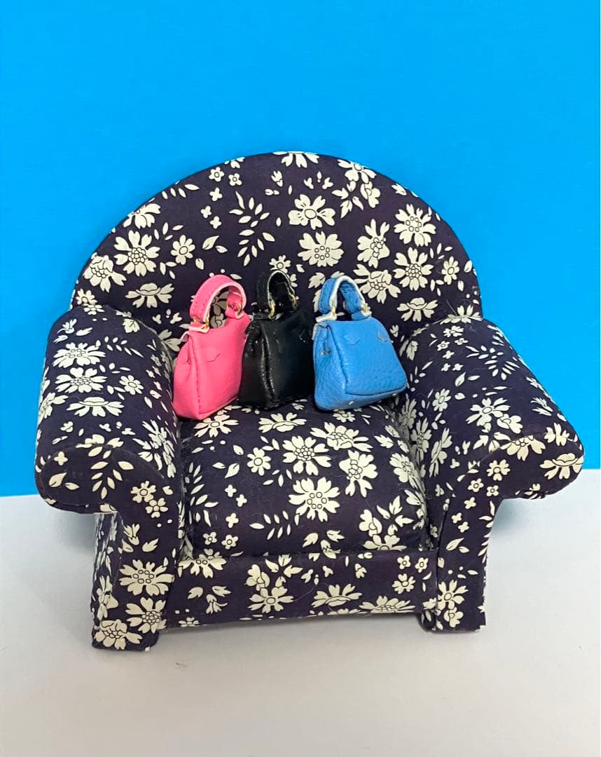 ★ハンドメイド★ ミニチュア ミニバッグ ピンク￼ ドールアウトフィット