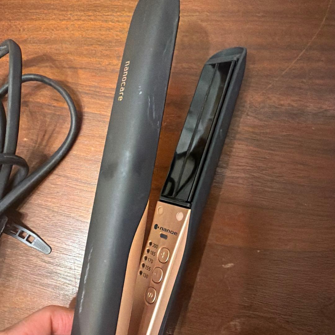 Panasonic ナノケア ストレートヘアアイロン 黒　EH-HS0E