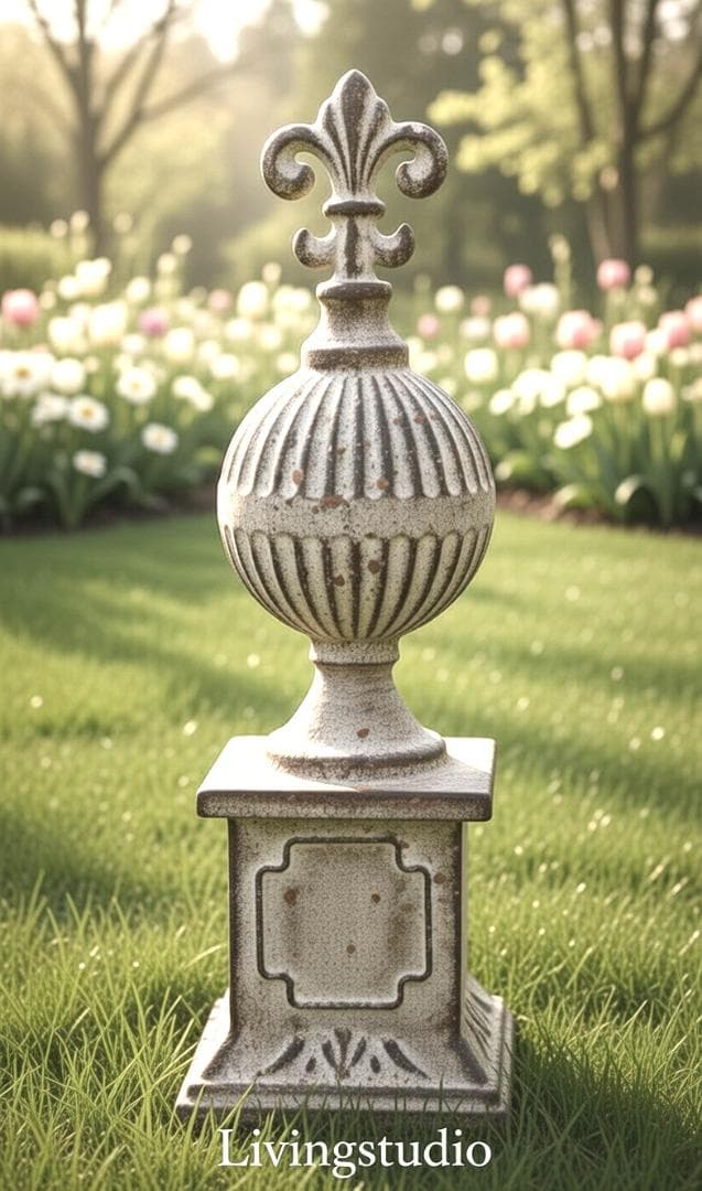 モニュマン フルールドリス オブジェ コベントガーデン アイアン BL-31