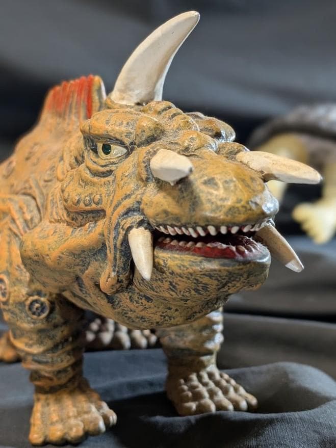 スケスケ頭ガメラ＆ジャイガー（エクスプラス）ソフビフィギュア２体セット