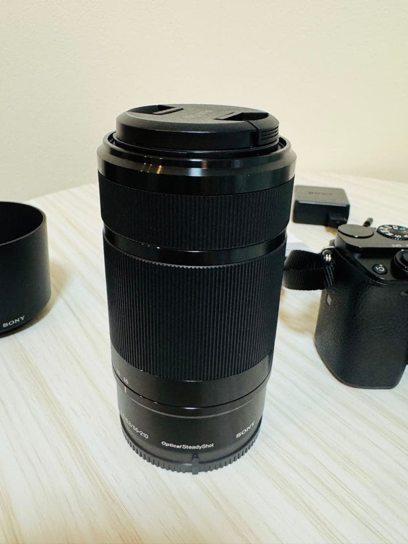 SONY α6000 ダブルズームキット 動作確認済 レンズフィルターおまけ付