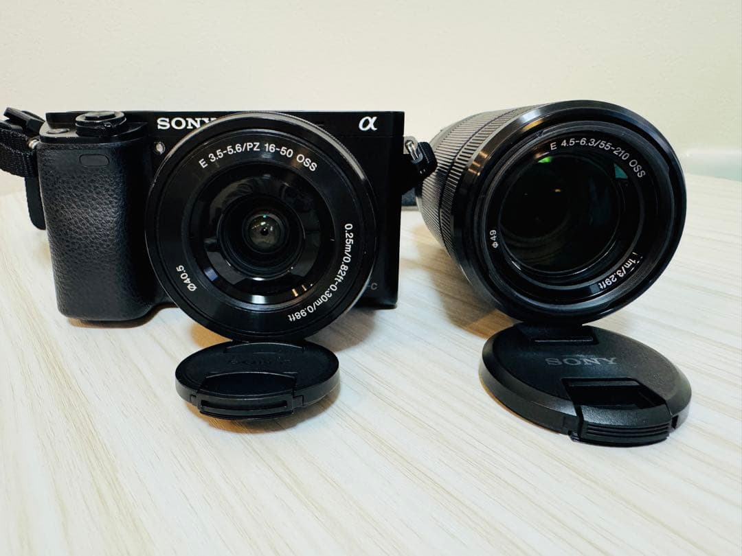 SONY α6000 ダブルズームキット 動作確認済 レンズフィルターおまけ付
