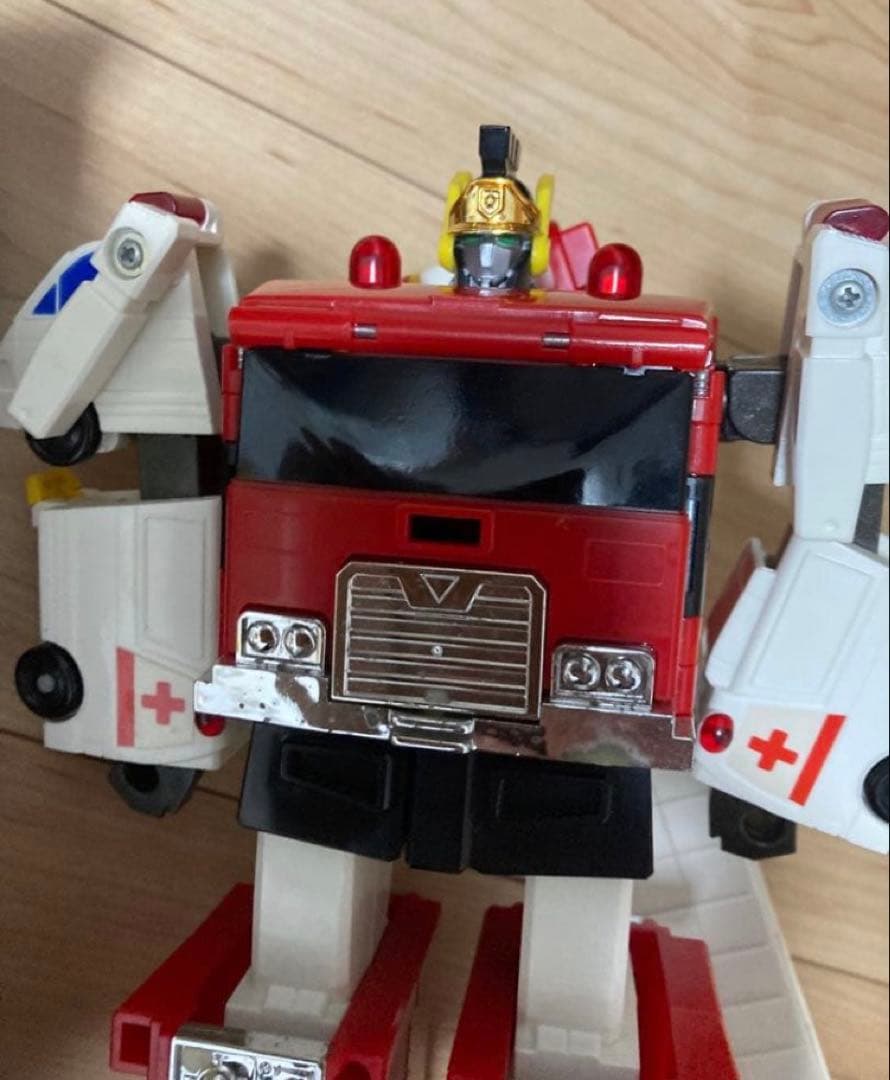 タカラ　勇者 警察ジェイデッカー DＸ救急合体デュークファイヤー　ジェイローダー