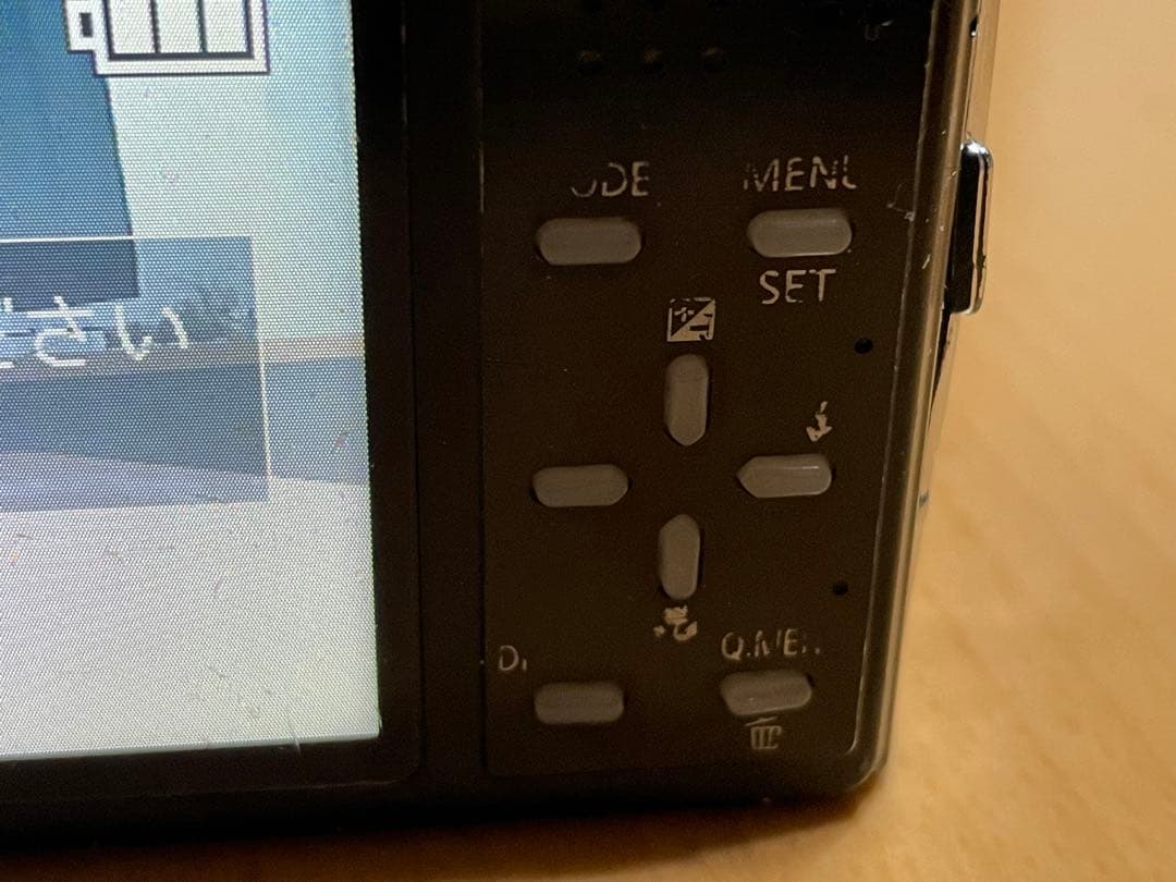 LUMIX カメラ 表示文字剥がれあり