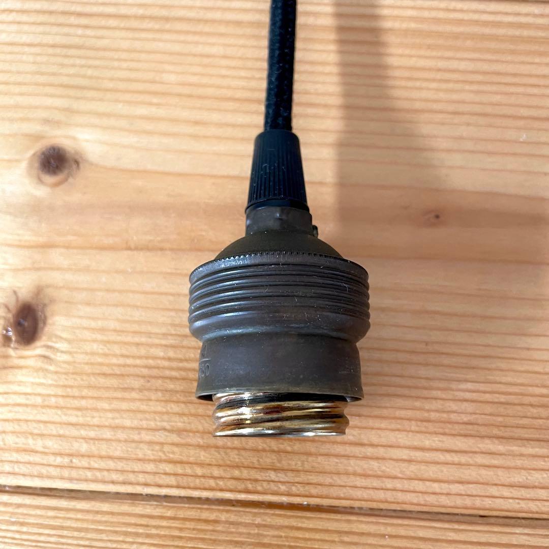 ペンダントライト　ミルクガラス製　昭和レトロ　23cm