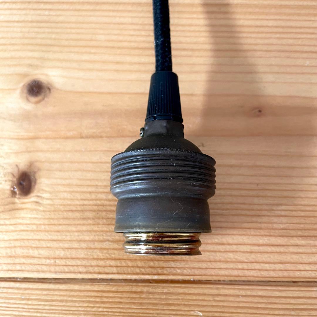 ペンダントライト　ミルクガラス製　昭和レトロ　23cm