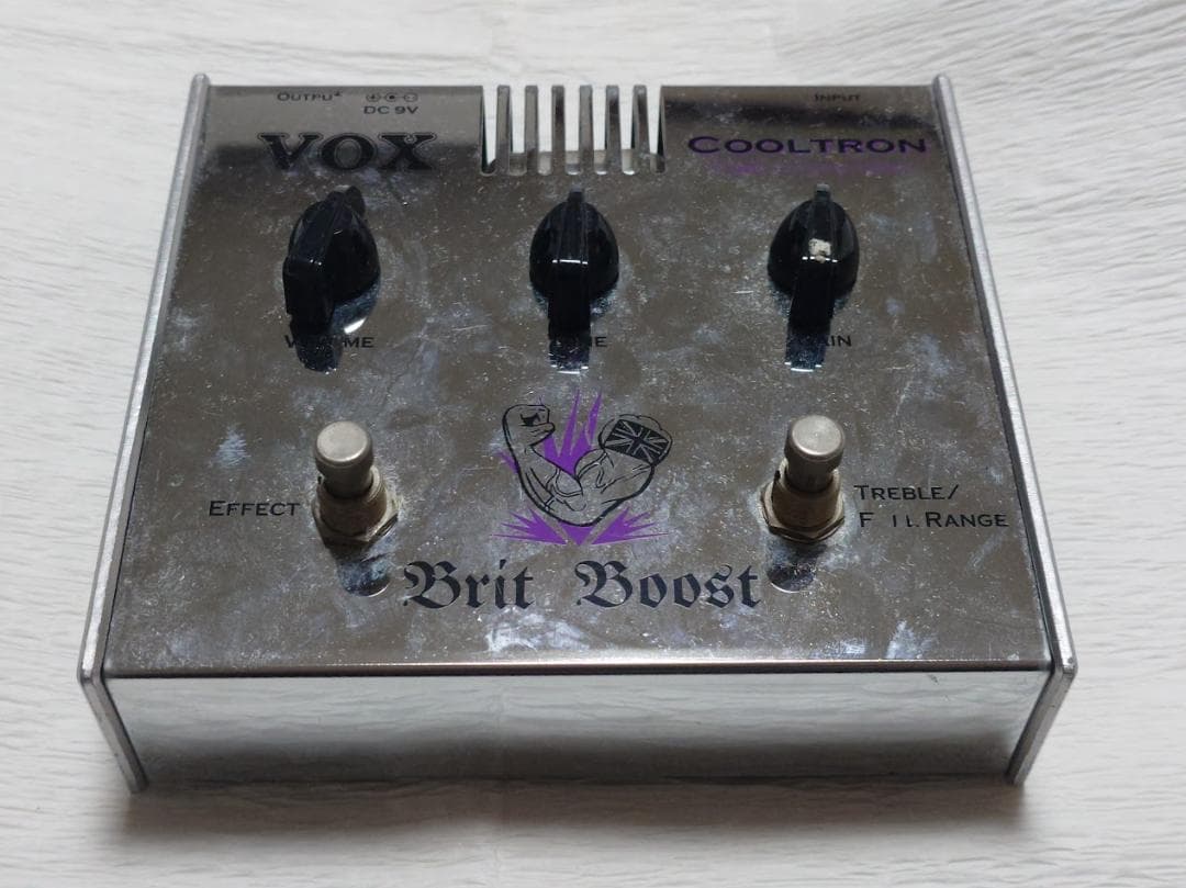 【完動品】VOX COOLTRON BRIT BOOST真空管トレブルブースター