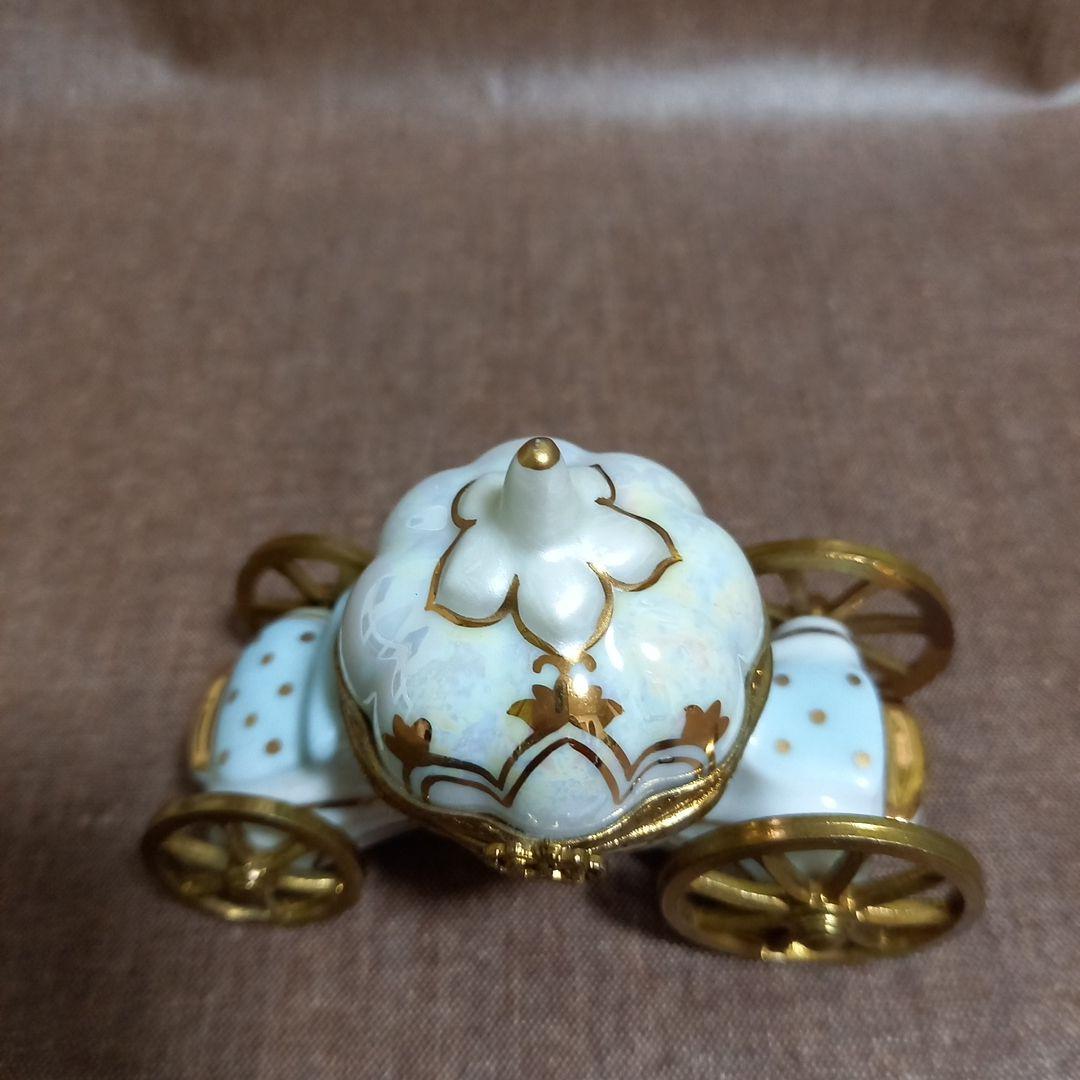 リモージュボックス　かぼちゃの馬車　サイン入り