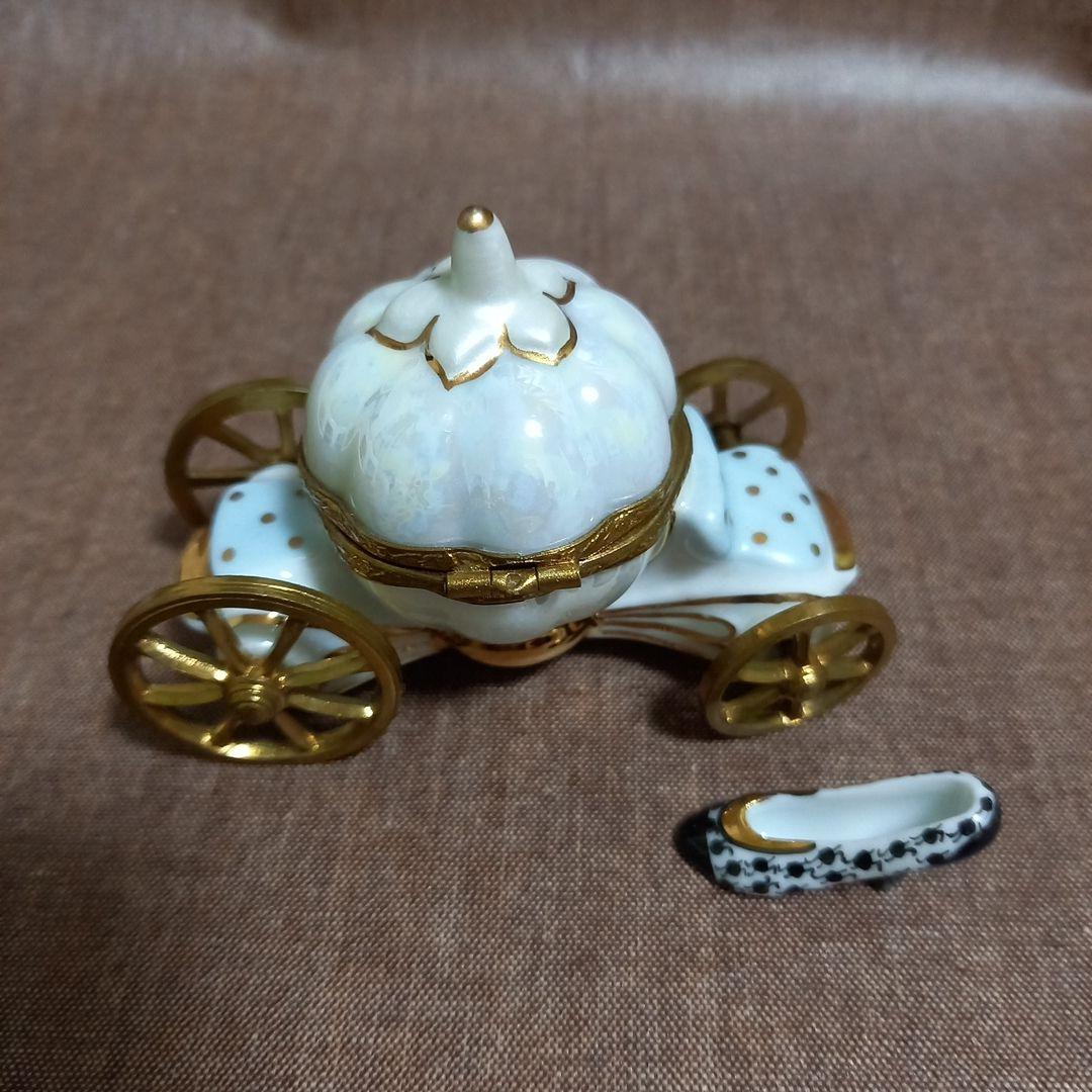 リモージュボックス　かぼちゃの馬車　サイン入り