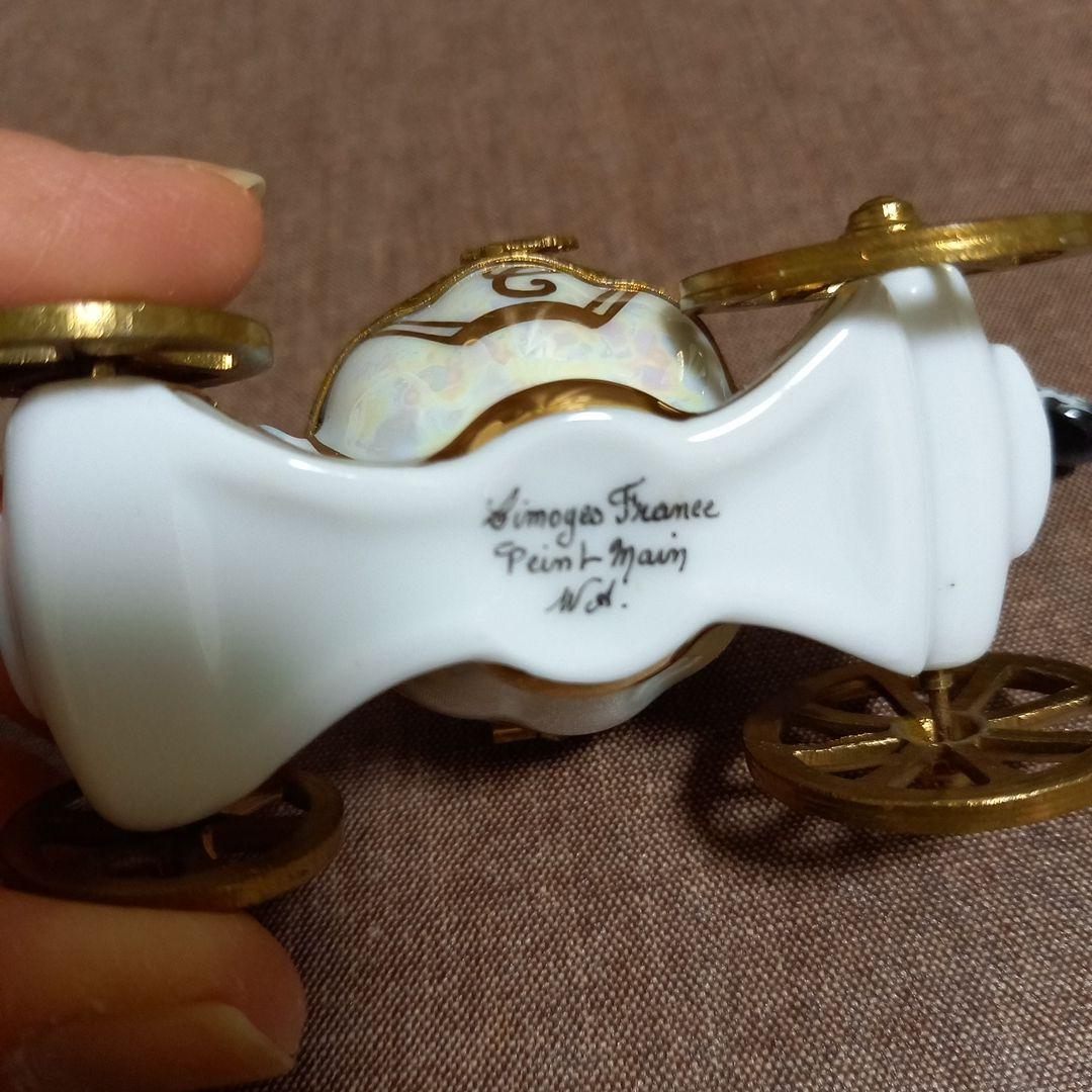 リモージュボックス　かぼちゃの馬車　サイン入り