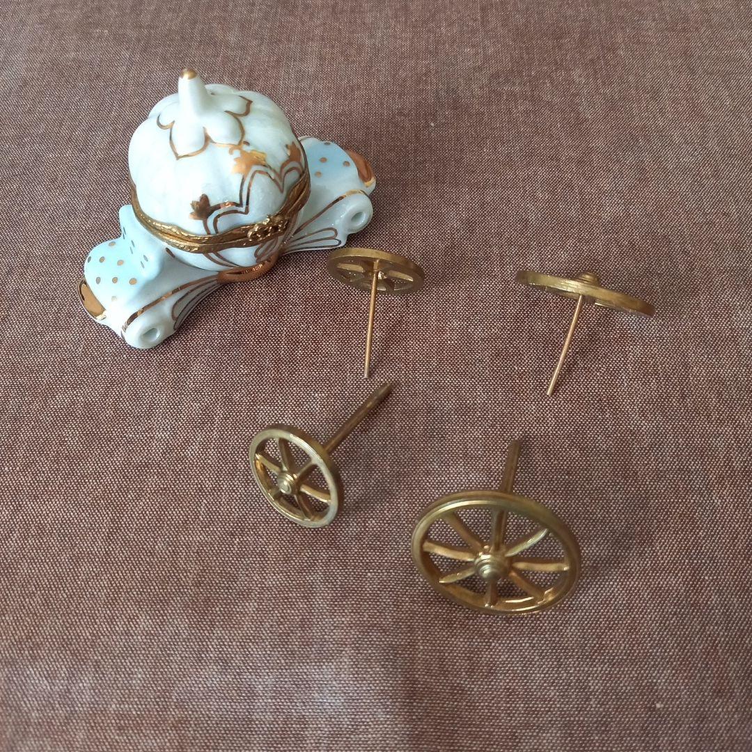 リモージュボックス　かぼちゃの馬車　サイン入り