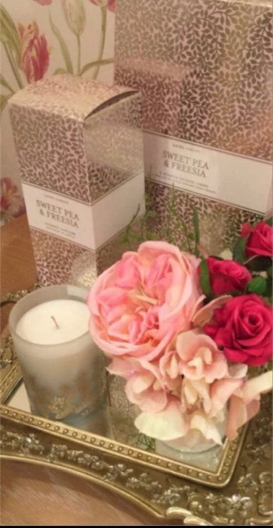 【新品未使用】　ローラアシュレイ　ミラートレイ