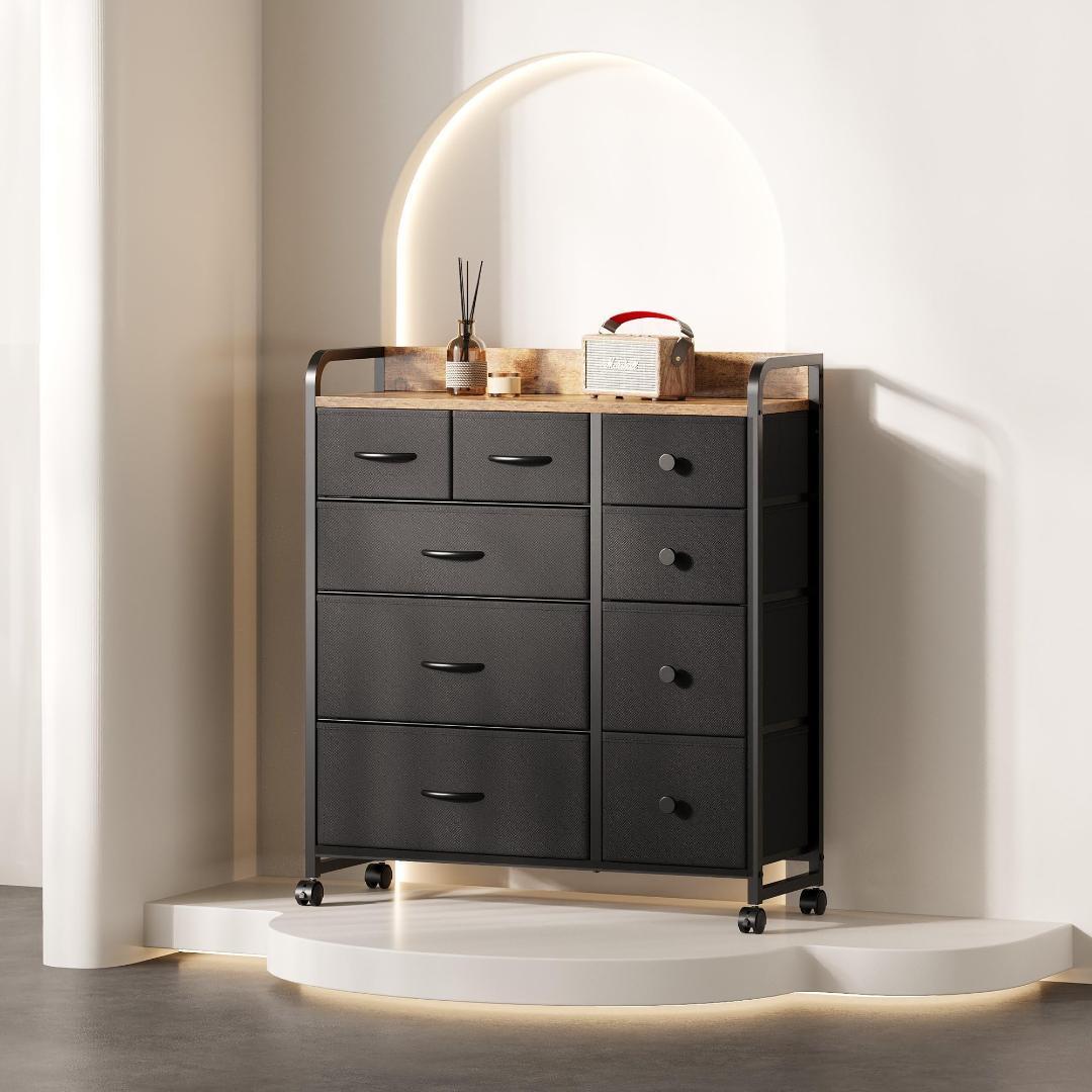 タンス 収納 チェスト 洋服収納 おしゃれ 洋服タンス キャスター付き