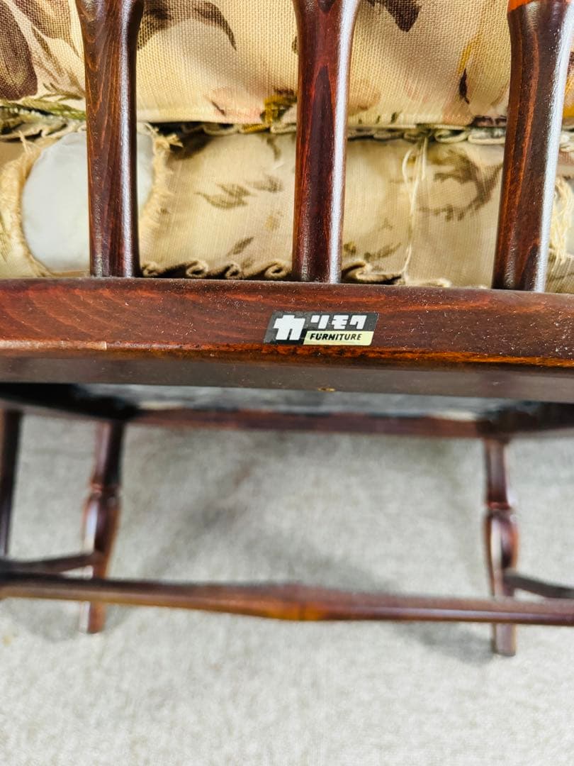 karimoku カリモク 家具 チェア イス ベンチ 背高 玄関 民藝