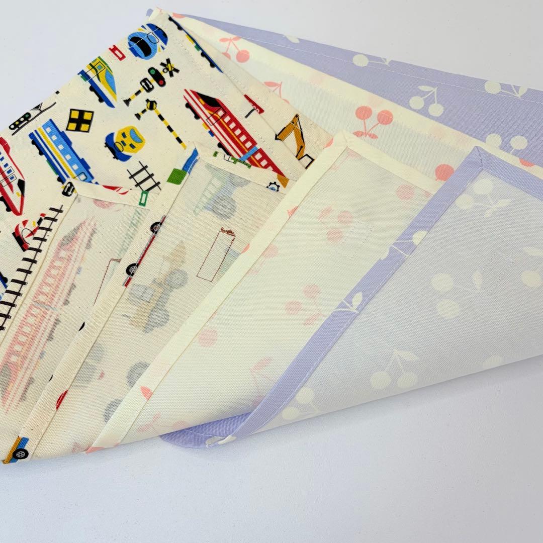 みき様　確認用　はたらく車　電車　さくらんぼ　ランチョンマット　弁当袋