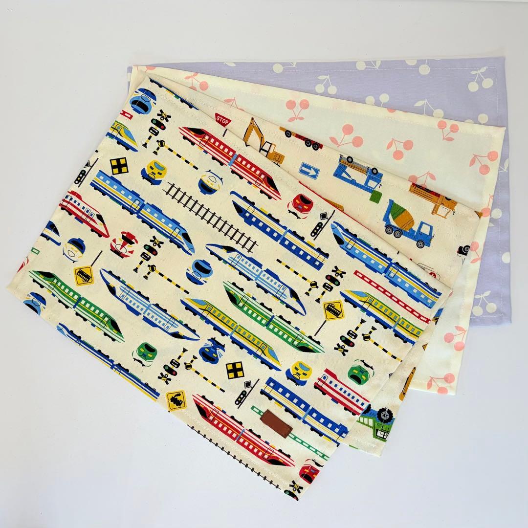 みき様　確認用　はたらく車　電車　さくらんぼ　ランチョンマット　弁当袋