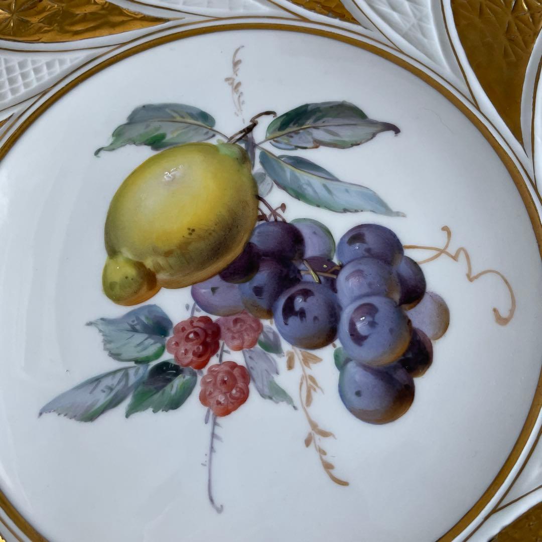 アンティークマイセン　フルーツ柄　飾り皿　②