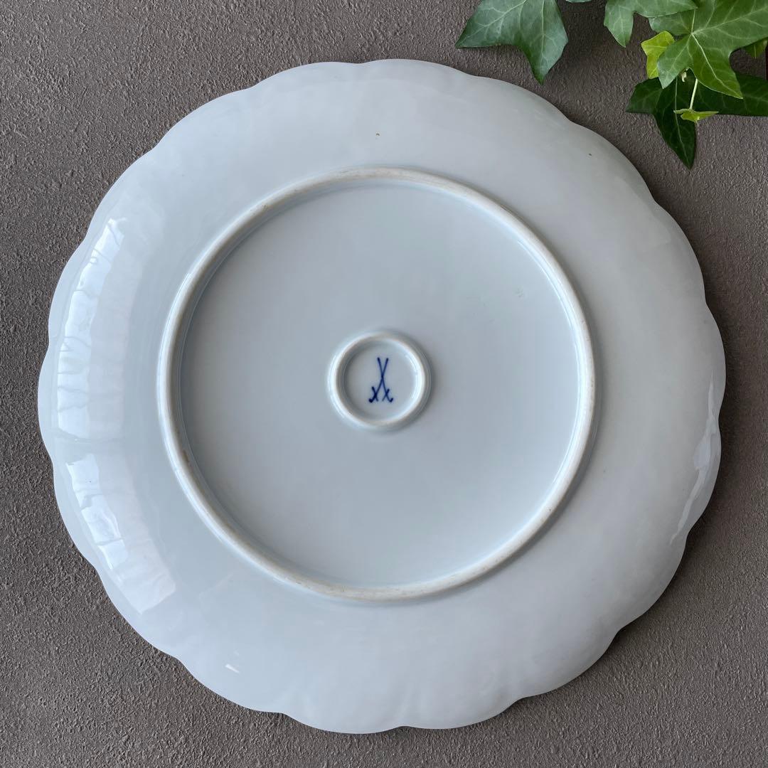 アンティークマイセン　フルーツ柄　飾り皿　②