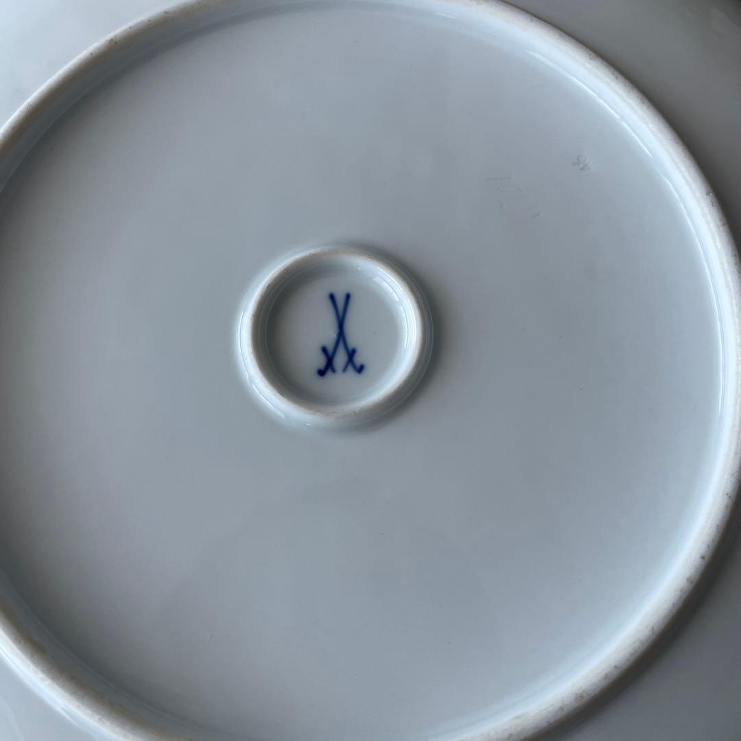 アンティークマイセン　フルーツ柄　飾り皿　②