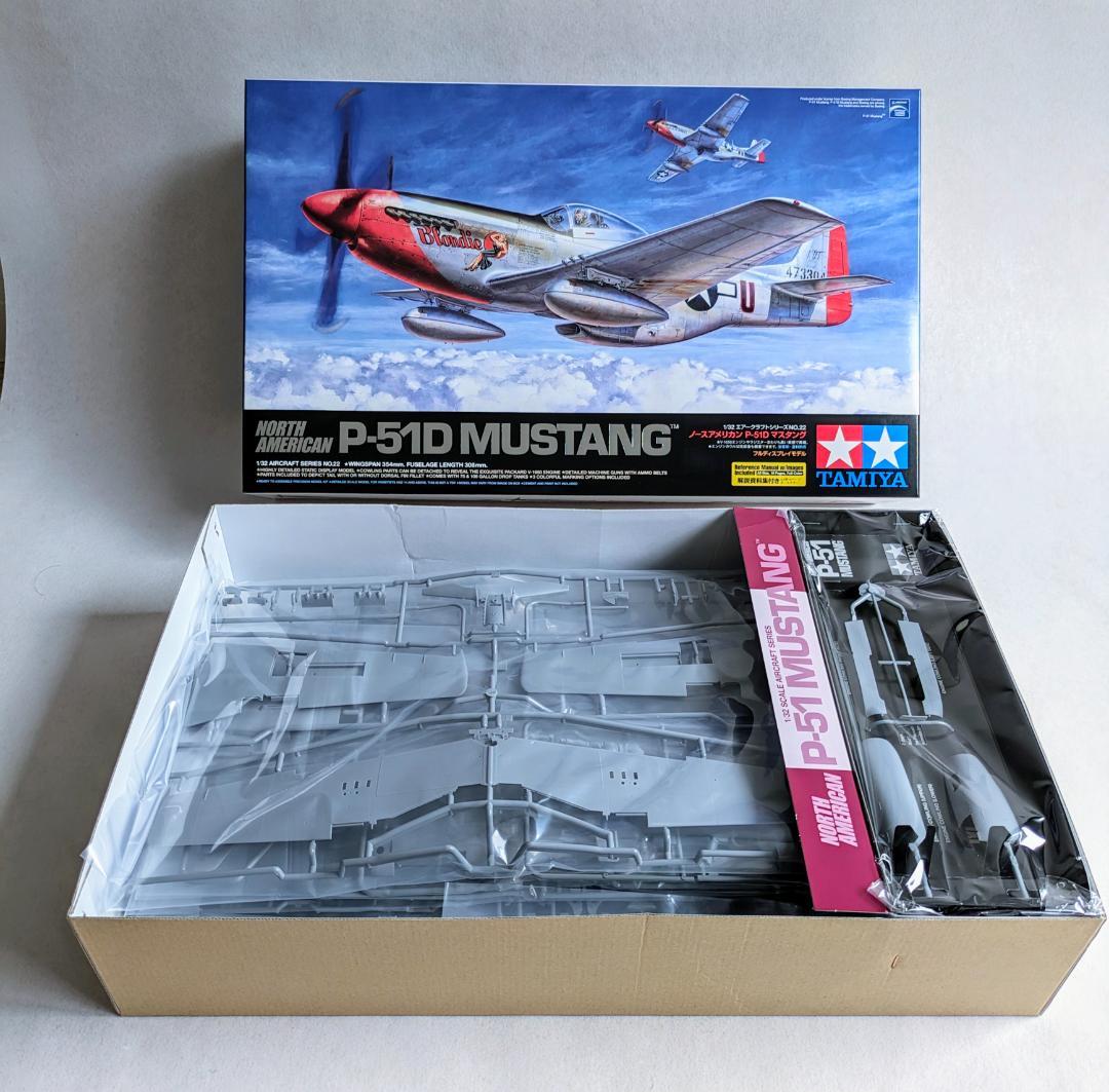 TAMIYA AC22 1/32 ノースアメリカンP-51D マスタング