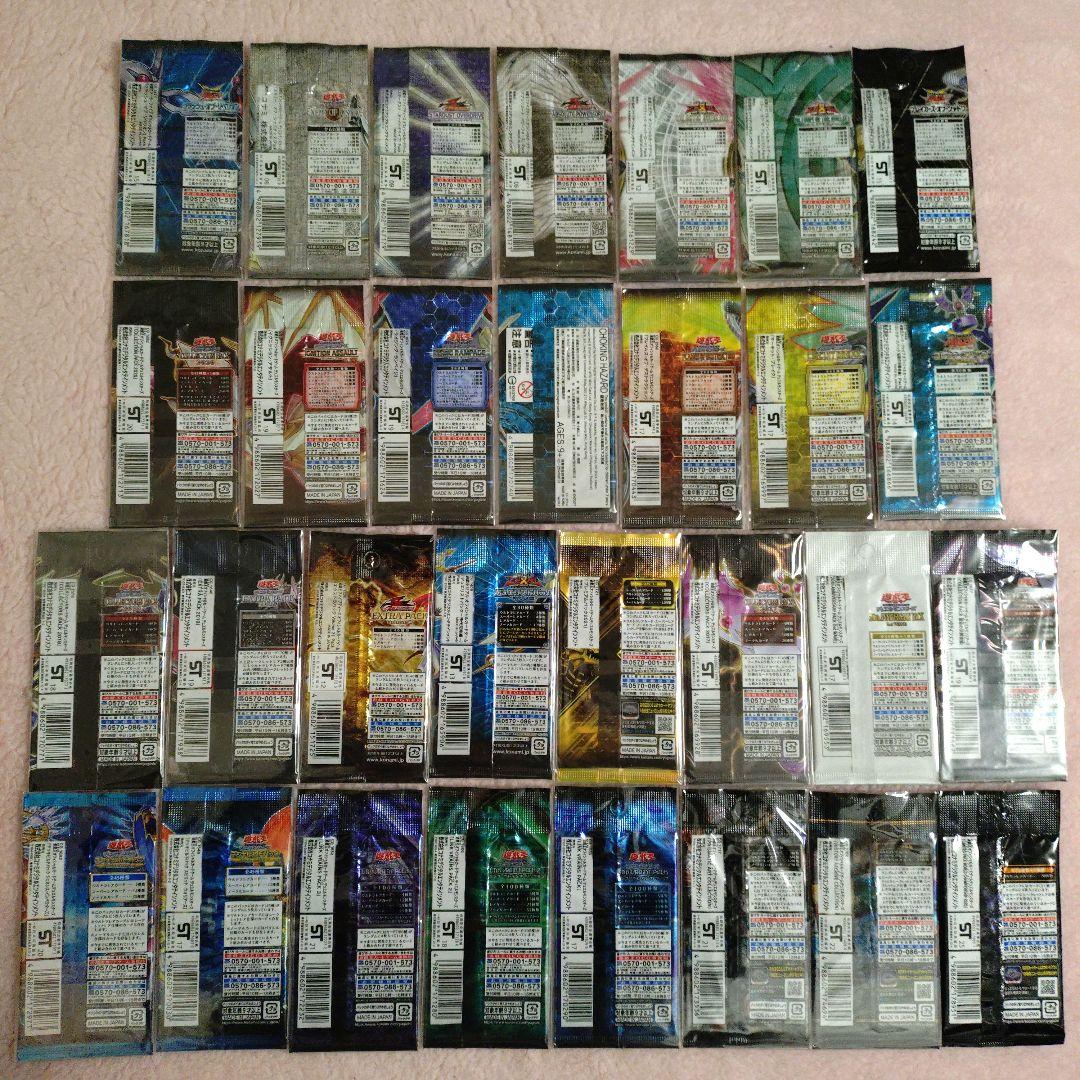 【遊戯王】5D’s ゼアル ZEXAL アークファイブ等 未開封パック 30種類