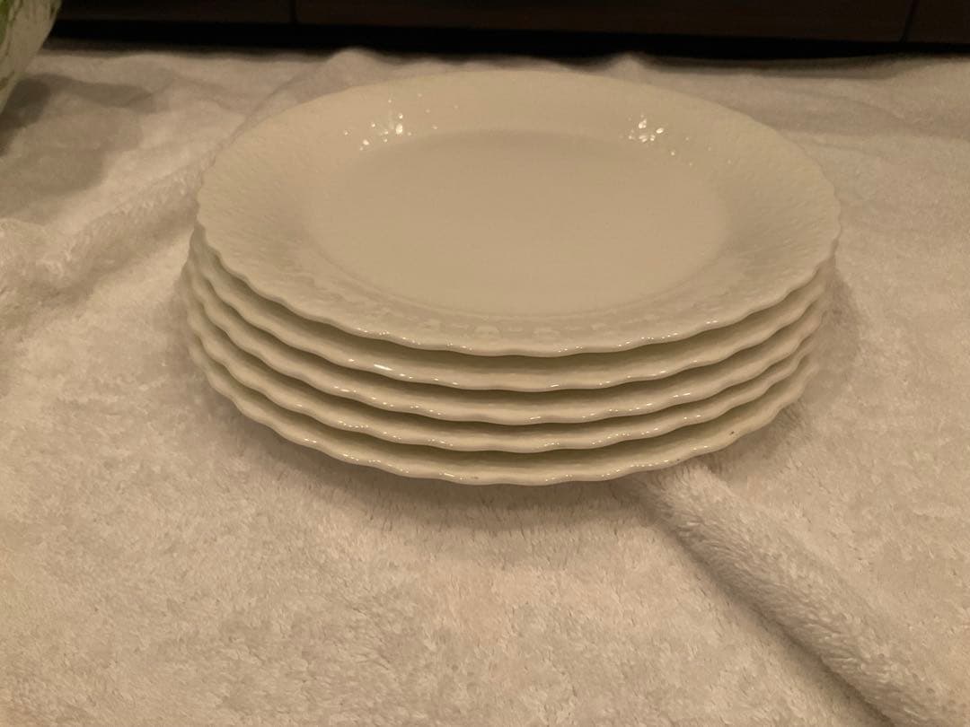 NARUMI ホワイトプレート 5枚